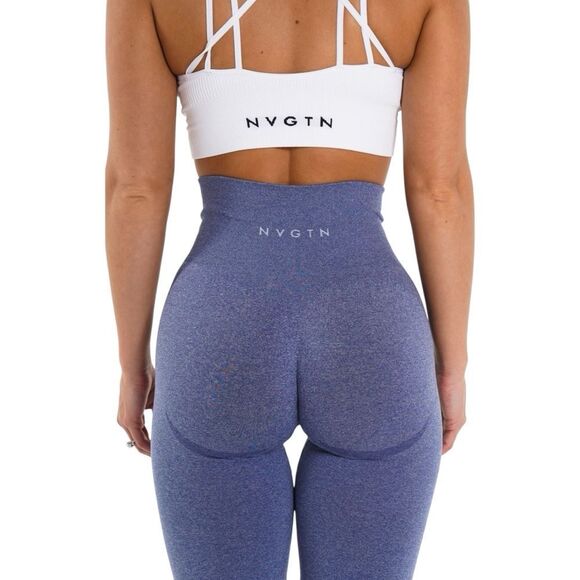 |EUC| NVGTN Contour Seamless Leggings in Royale - Picture 1 of 8